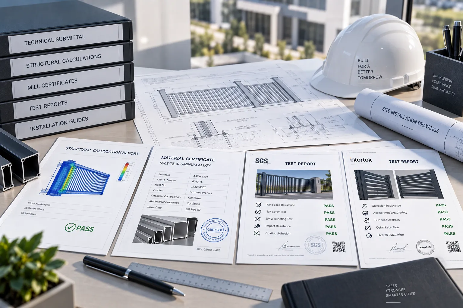 Orient Juko Metal Art certified structural load test reports and compliance data