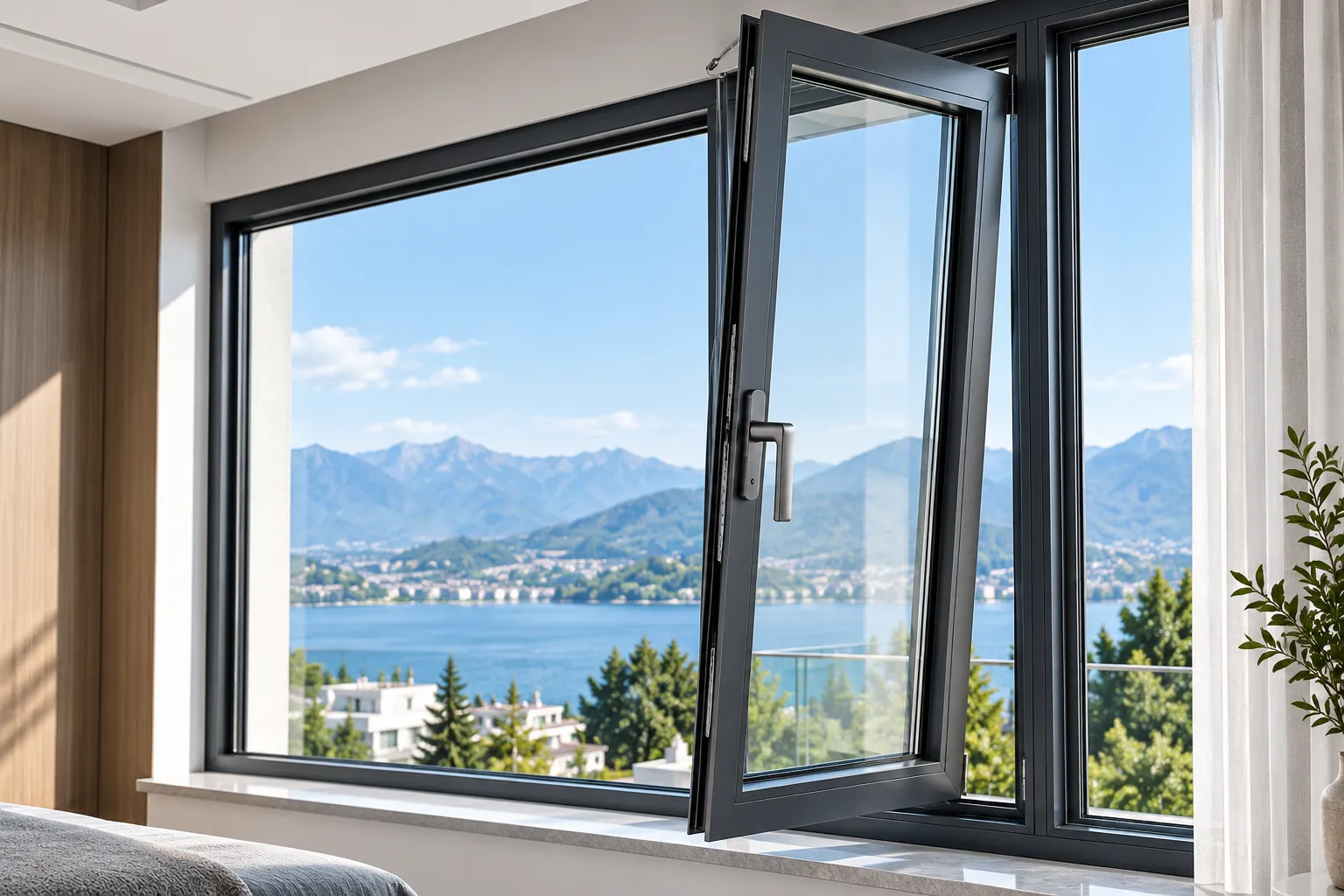 Architectural Tilt and Turn Aluminum Window System