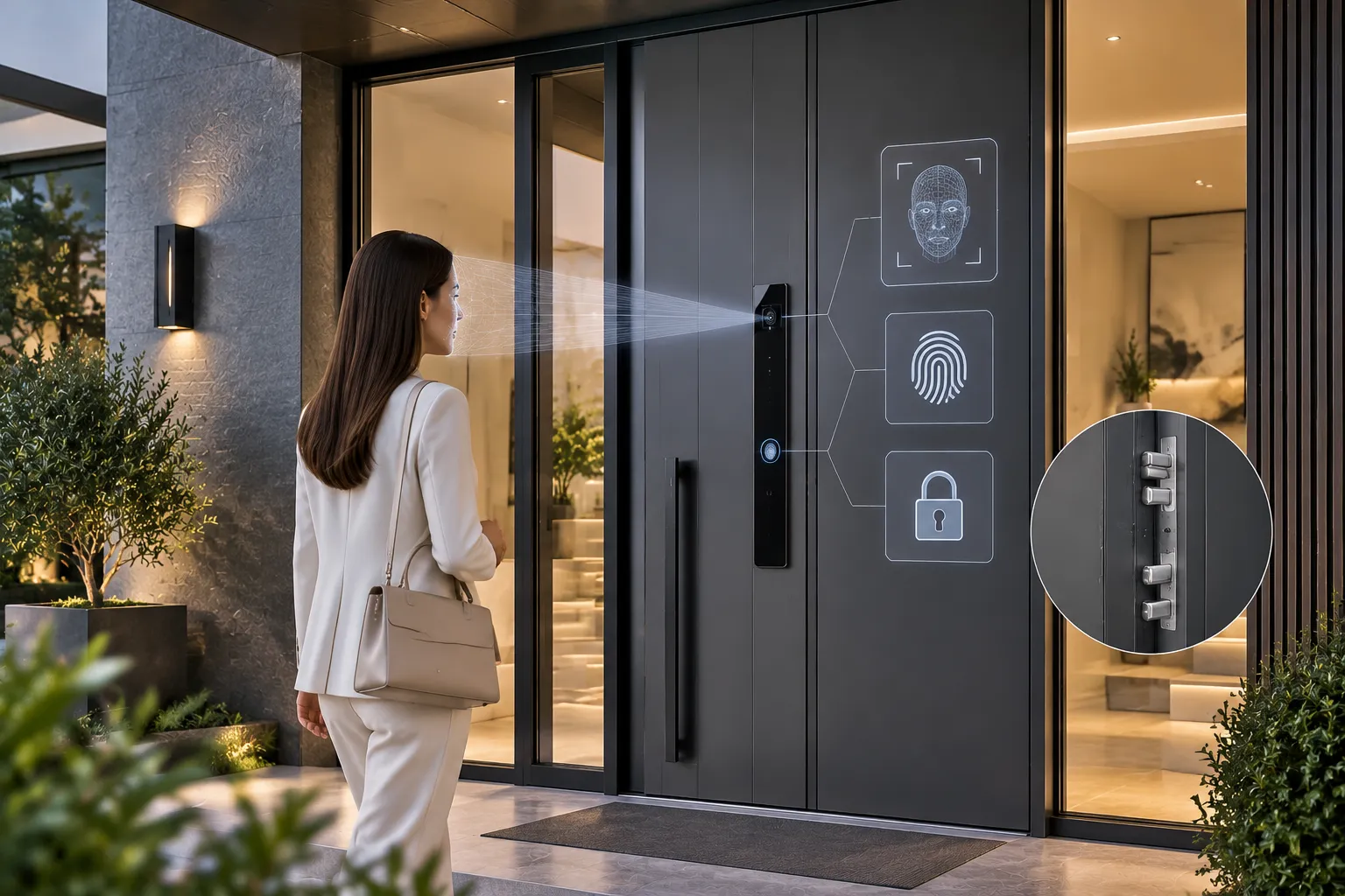 Smart Security Entry Door