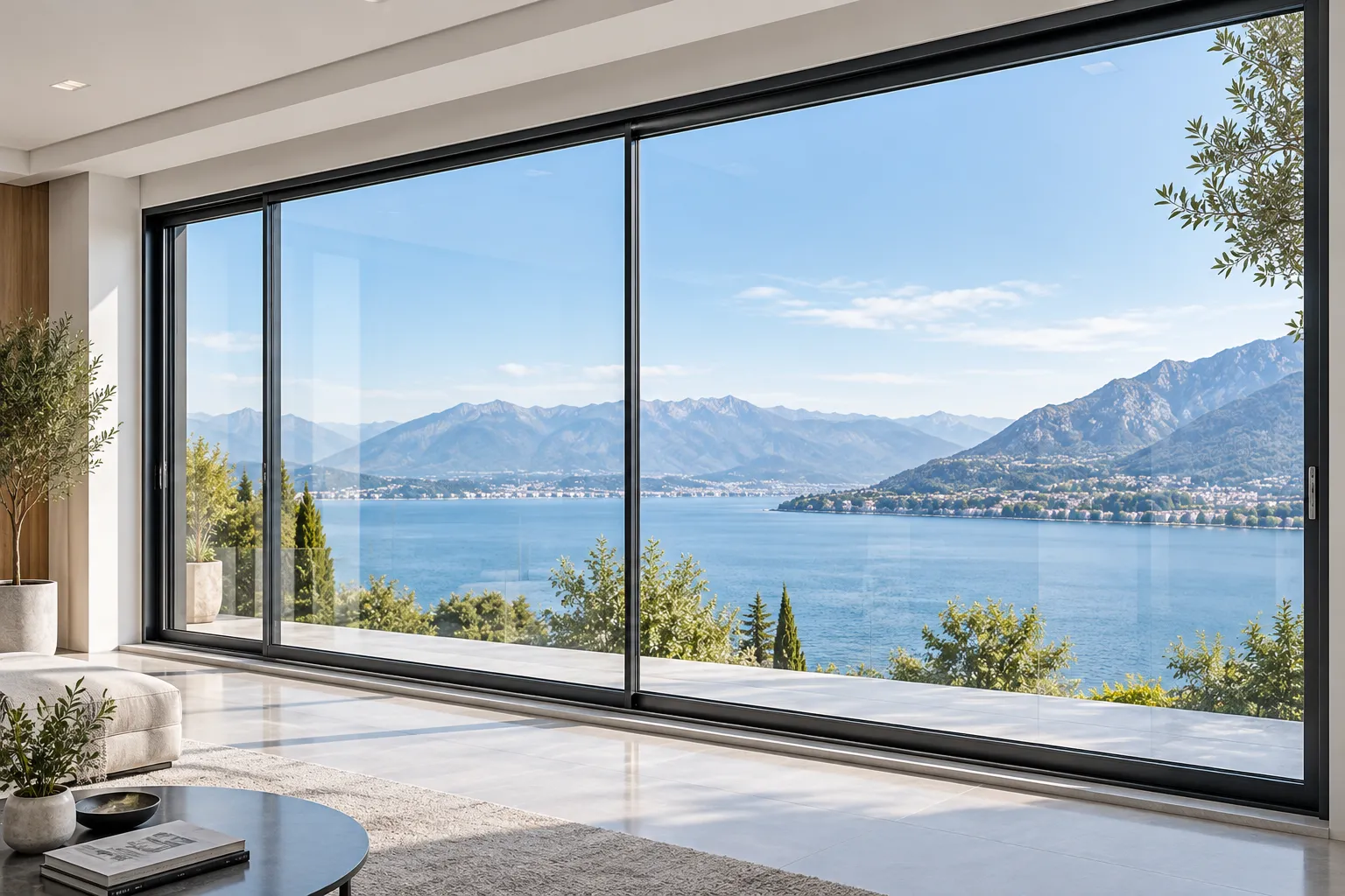 Ultra Slim Modern Aluminum Sliding Window Profile