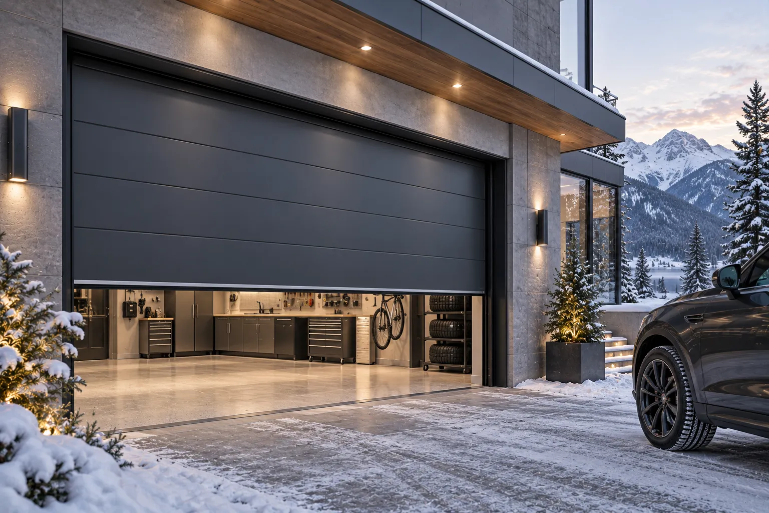Insulated Thermal-Break Sectional Garage Door System