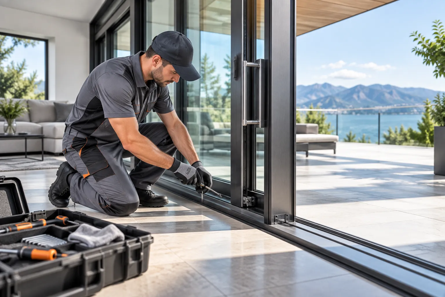 Architectural aluminum window and door routine maintenance protocol