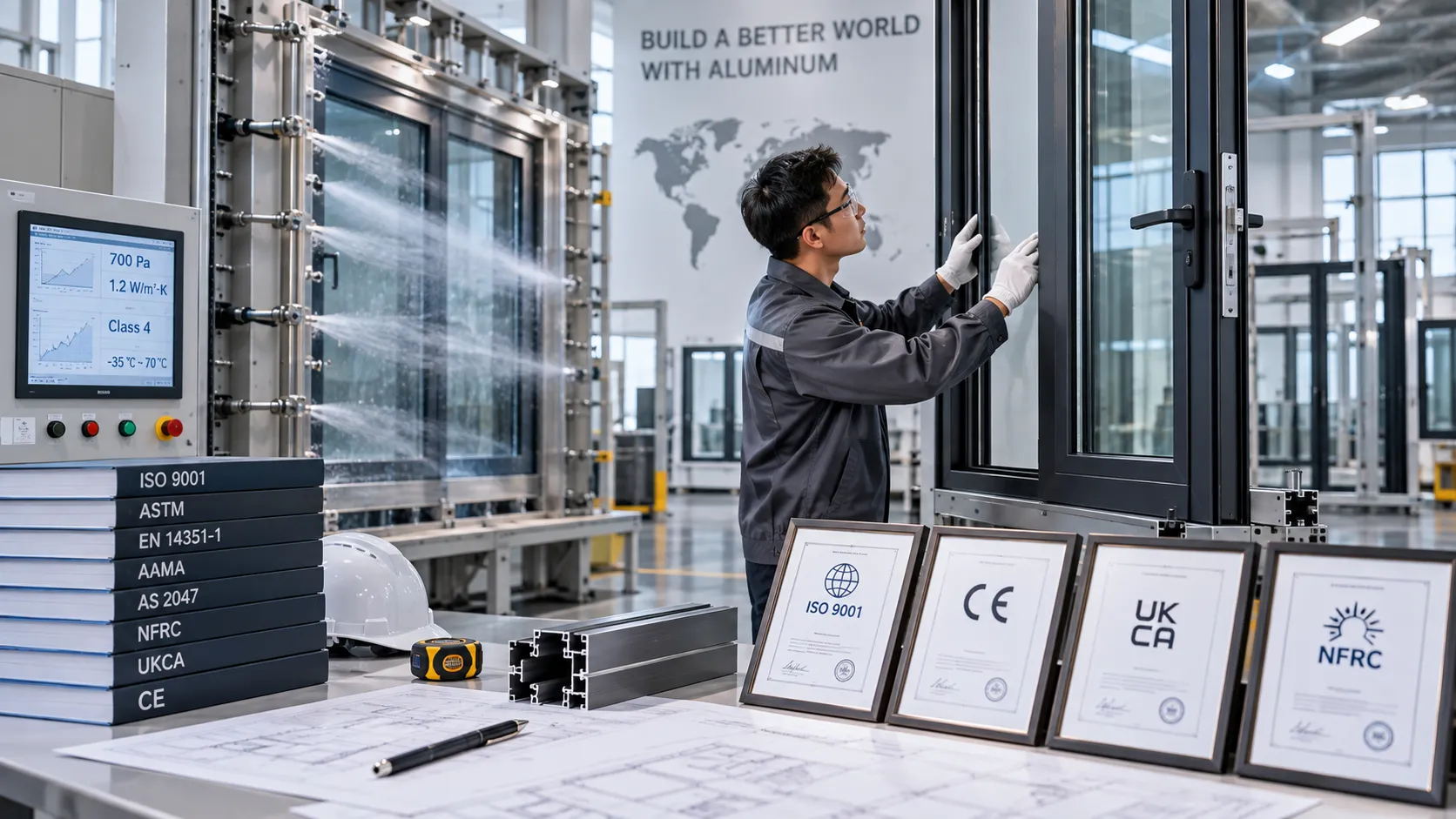 Certified testing standards and structural compliance credentials