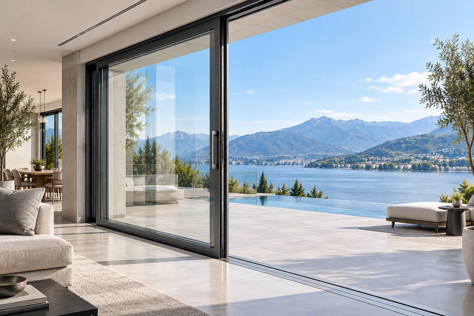 Commercial Grade Aluminum Lift and Slide Multi-Track Doors