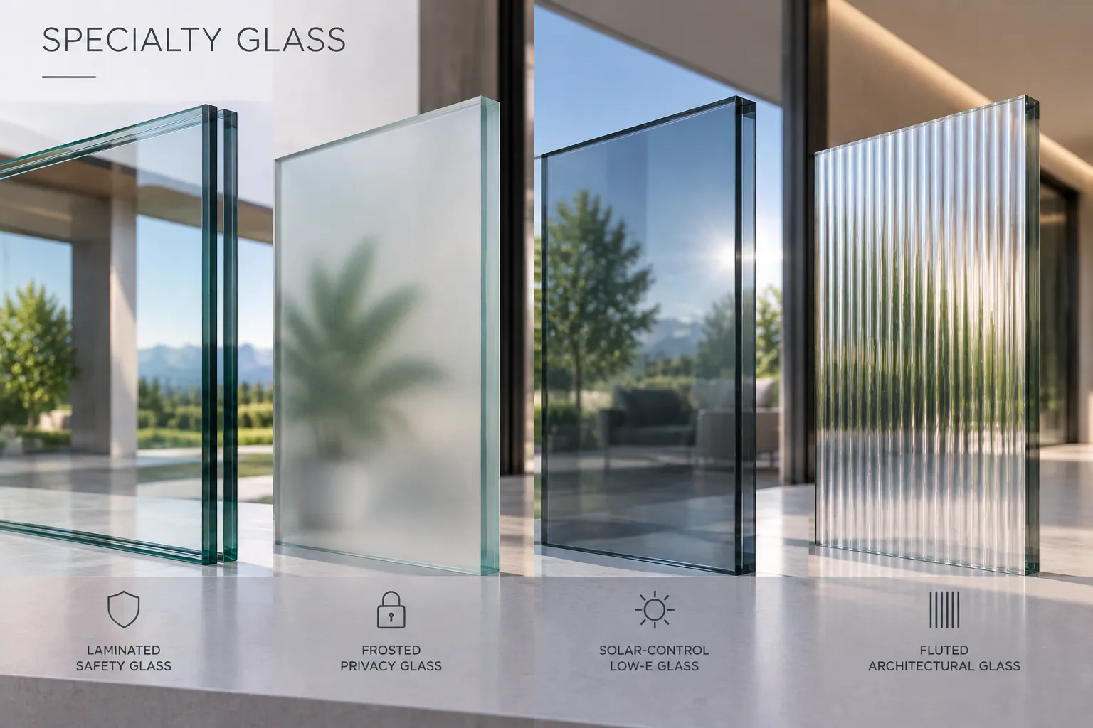 Safety glass and decorative glazing options