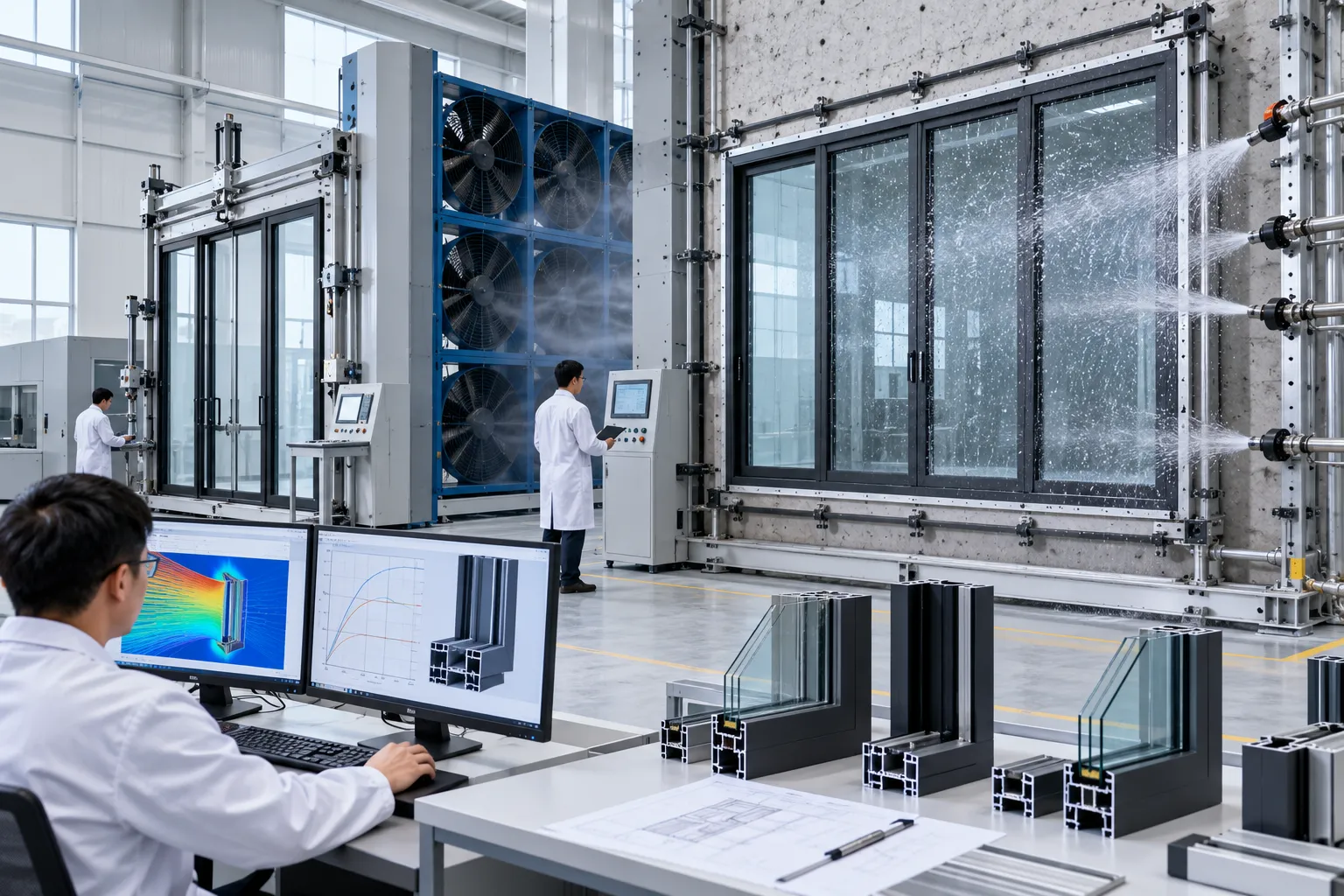 Commercial fenestration performance testing and structural analysis