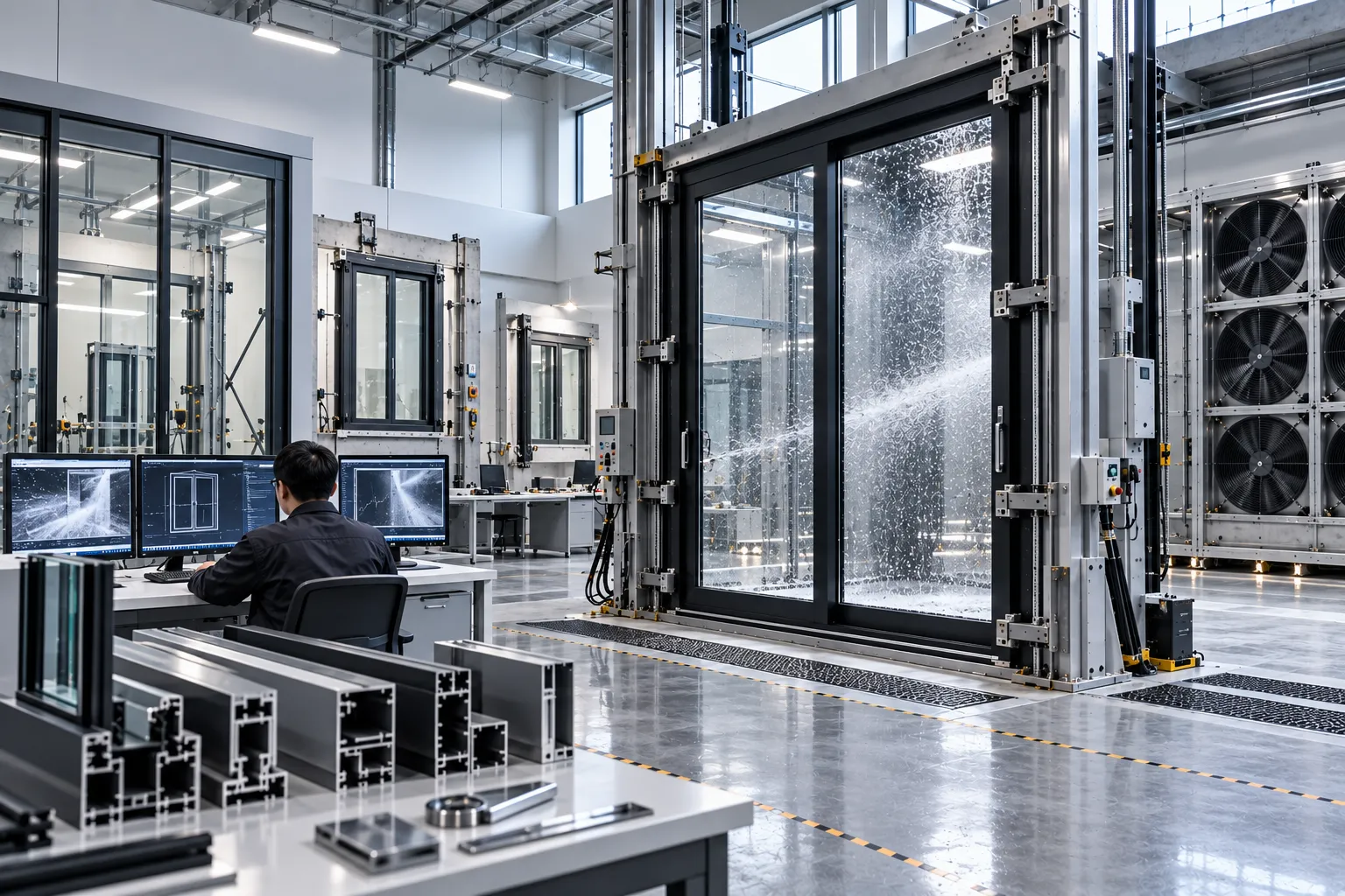 Certified Testing of Residential Aluminum Systems at Orient Juko Metal Art Lab